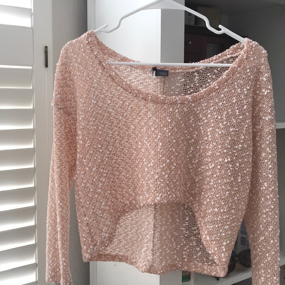 Urban Outfitters Sparkle& Fade crop top